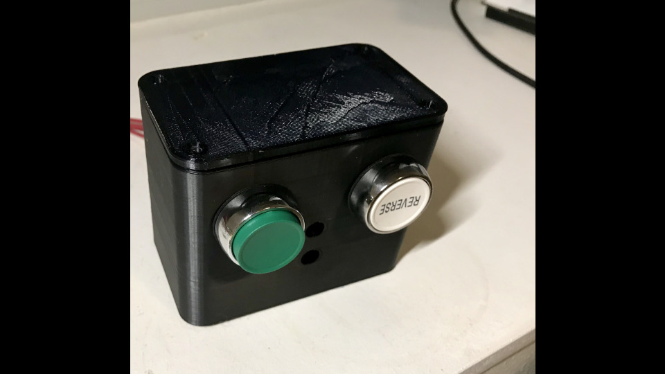 Figure 3: The controller was just two buttons. The underlying computation was done by a few logic gates.